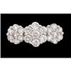 Image 1 : 14KW Gold 2.00ct Diamond Flower Ring