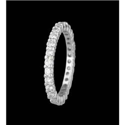 14k LUXURIOUS 1.00ct DIAMOND ETERNITY RING