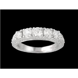 14k gold 1.00ct Vintage-Style Diamond Wedding B