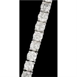 14KY Gold 13.81ct. Diamond Tennis Bracelet