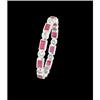Image 1 : 14KW GOLD DIAMOND BAGUETTE/ROUND FILIGREE ETERN