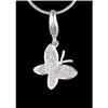 Image 1 : 14KW Gold Diamond Butterfly Pendant