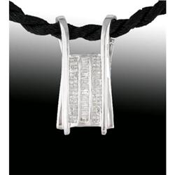 14KW Gold 1.00ct. Diamond Slide Pendant