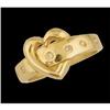 Image 1 : 14KY Gold Heart Diamond Ring