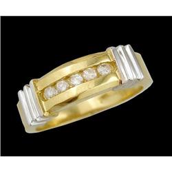 10K Gold .25ct. Diamond Wedding Band