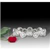 Image 1 : 14KW BEZEL bubbles 1.12ct DIAMOND ETERNITY RING