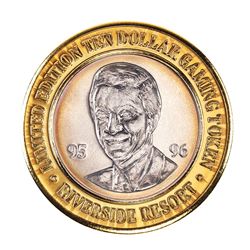 .999 Silver Riverside Resort Casino Laughlin, NV $10 Limited Edition Gaming Token