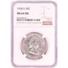 Image 1 : 1958-D Franklin Half Dollar Coin NGC MS64FBL