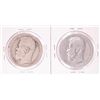 Image 2 : Lot of (2) 1898 Russian Rouble Silver Coins
