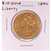 Image 1 : 1894 $10 Liberty Head Eagle Gold Coin