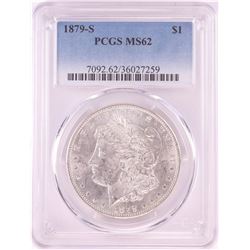 1879-S $1 Morgan Silver Dollar Coin PCGS MS62