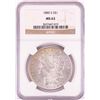 Image 1 : 1880-S $1 Morgan Silver Dollar Coin NGC MS63