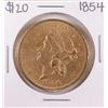 Image 1 : 1854 Type 1 $20 Liberty Head Double Eagle Gold Coin