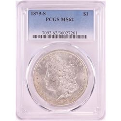 1879-S $1 Morgan Silver Dollar Coin PCGS MS62