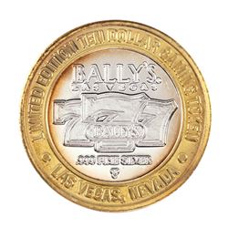 .999 Silver Ballys Las Vegas, Nevada $10 Casino Limited Edition Gaming Token