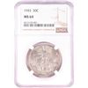 Image 1 : 1943 Walking Liberty Half Dollar Coin NGC MS64