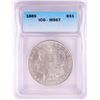 Image 1 : 1889 $1 Morgan Silver Dollar Coin ICG MS67