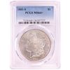 Image 1 : 1881-S $1 Morgan Silver Dollar Coin PCGS MS64+