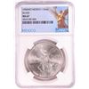 Image 1 : 1985Mo Mexico 1 Onza Libertad Silver Coin NGC MS67