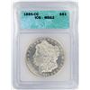 Image 1 : 1885-CC $1 Morgan Silver Dollar Coin ICG MS62