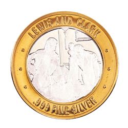 .999 Silver Lewis and Clark, Explorers of the American West Gamin Token
