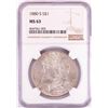Image 1 : 1880-S $1 Morgan Silver Dollar Coin NGC MS63