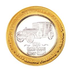 .999 Fine Silver Imperial Palace Las Vegas, Nevada $10 Limited Edition Gaming Token