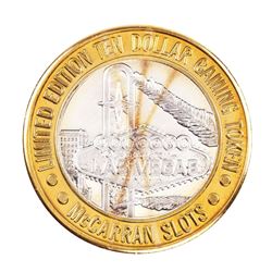 .999 Silver McCarran International Airport Las Vegas, NV $10 Limited Casino Token