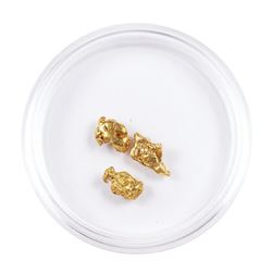 Lot of Gold Nuggets 2.60 Grams Gold Weight