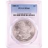 Image 1 : 1881-S $1 Morgan Silver Dollar Coin PCGS MS66