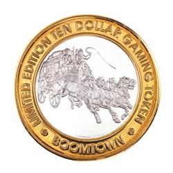 .999 Silver Boomtown Verdi, NV $10 Casino Limited Edition Gaming Token