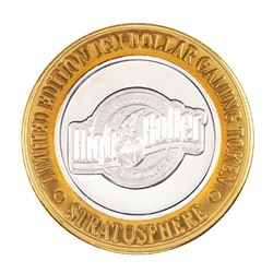.999 Silver Stratosphere Las Vegas, Nevada $10 Casino Limited Edition Gaming Token