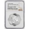Image 1 : 2007 China 10 Yuan Lunar Series Proof Pig Silver Scallop Coin NGC PF69 Ultra Cameo