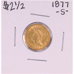 1877-S $2 1/2 Liberty Head Quarter Eagle Gold Coin