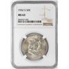 Image 1 : 1952-S Franklin Half Dollar Coin NGC MS63