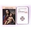 Image 1 : 1552 KB Hungary Denar 'Madonna and Child' Coin NGC XF45 w/ Story Box