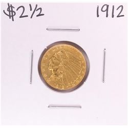 1912 $2 1/2 Indian Head Quarter Eagle Gold Coin
