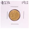 Image 1 : 1912 $2 1/2 Indian Head Quarter Eagle Gold Coin
