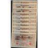 Image 1 : Lot of (10) Consecutive 1910 Germany 1,000 Mark Currency Notes