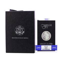1884-CC $1 Morgan Silver Dollar Coin GSA Uncirculated w/Box NGC MS64