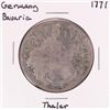 Image 1 : 1771 Germany Bavaria Thaler Silver Coin