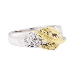 18KT Yellow and White Gold 0.40 ctw Diamond Ring