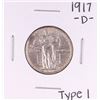 Image 1 : 1917-D Type I Standing Liberty Quarter Coin