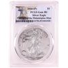Image 1 : 2016-P $1 American Silver Eagle Coin PCGS Gem BU Struck at the Philadelphia Mint