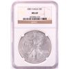 Image 1 : 2001 $1 American Silver Eagle Coin NGC MS69
