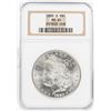Image 1 : 1880-S $1 Morgan Silver Dollar Coin NGC MS65