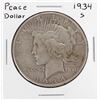 Image 1 : 1934-S $1 Peace Silver Dollar Coin