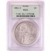 Image 1 : 1883-O $1 Morgan Silver Dollar Coin PCGS MS63 Old Green Holder
