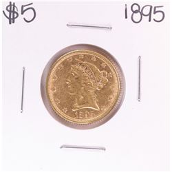 1895 $5 Liberty Head Half Eagle Gold Coin