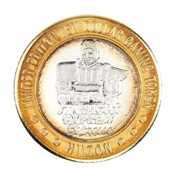 .999 Fine Silver Hilton Las Vegas, Nevada $10 Casino Limited Edition Gaming Token